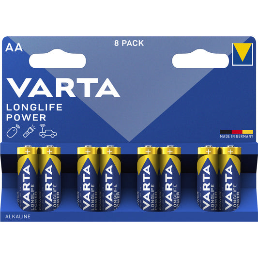 VARTA LONGLIFE Power AA Blister 8