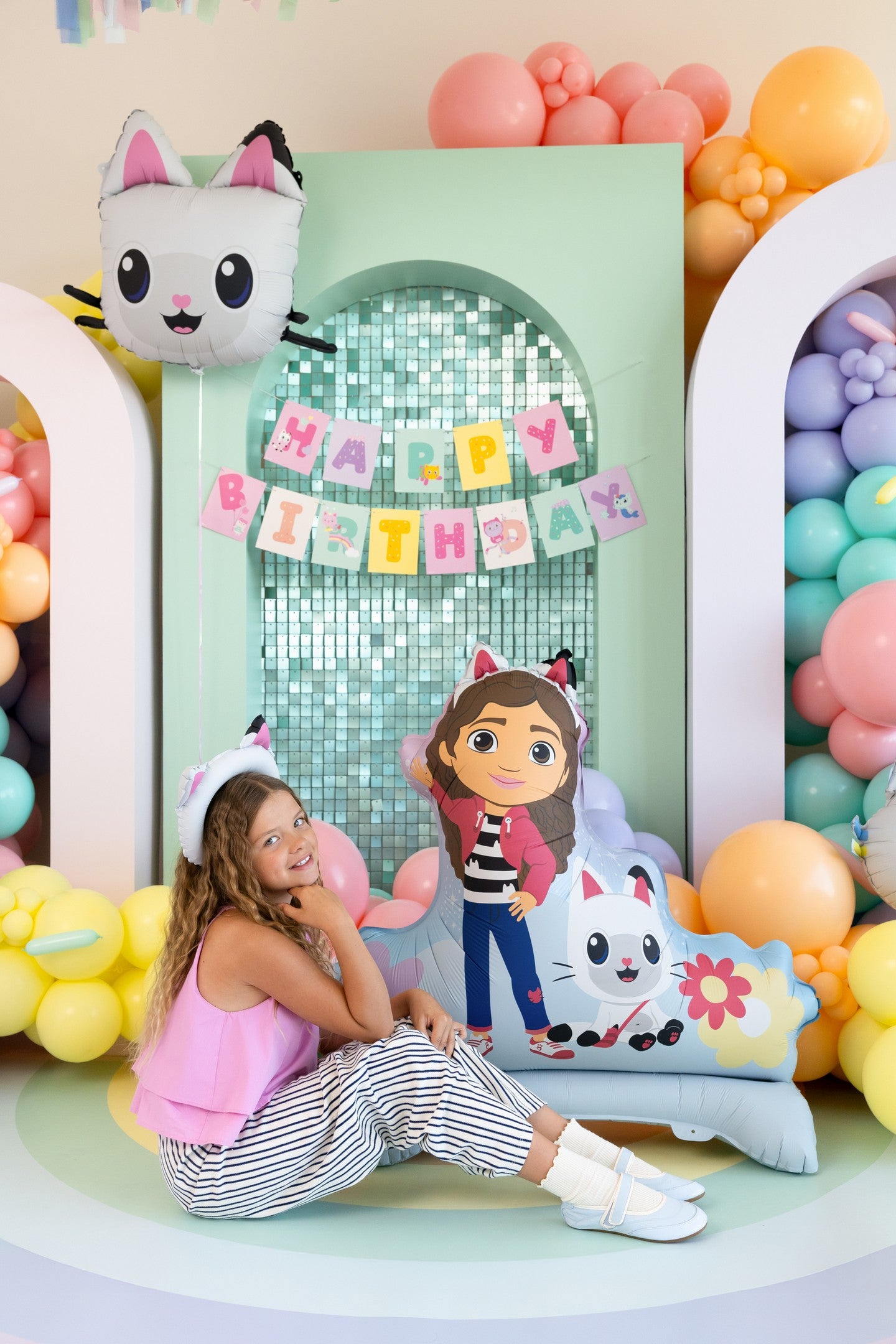 Stehender Folienballon Gabby’s Dollhouse, 92x90,5 cm, Mix
