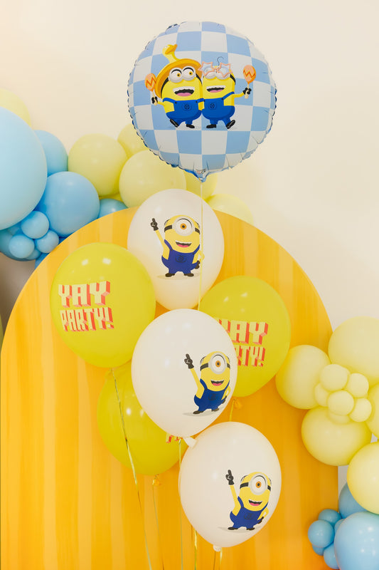 Folienballon Pastille Minions, 35x35 cm, Mix