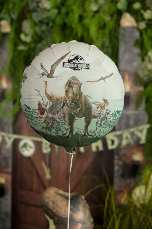 Folienballon Pastille Jurassic World, 35x35 cm, Mix