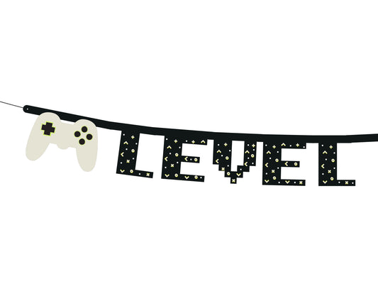 Banner Level Up, 2,5 m, Mix
