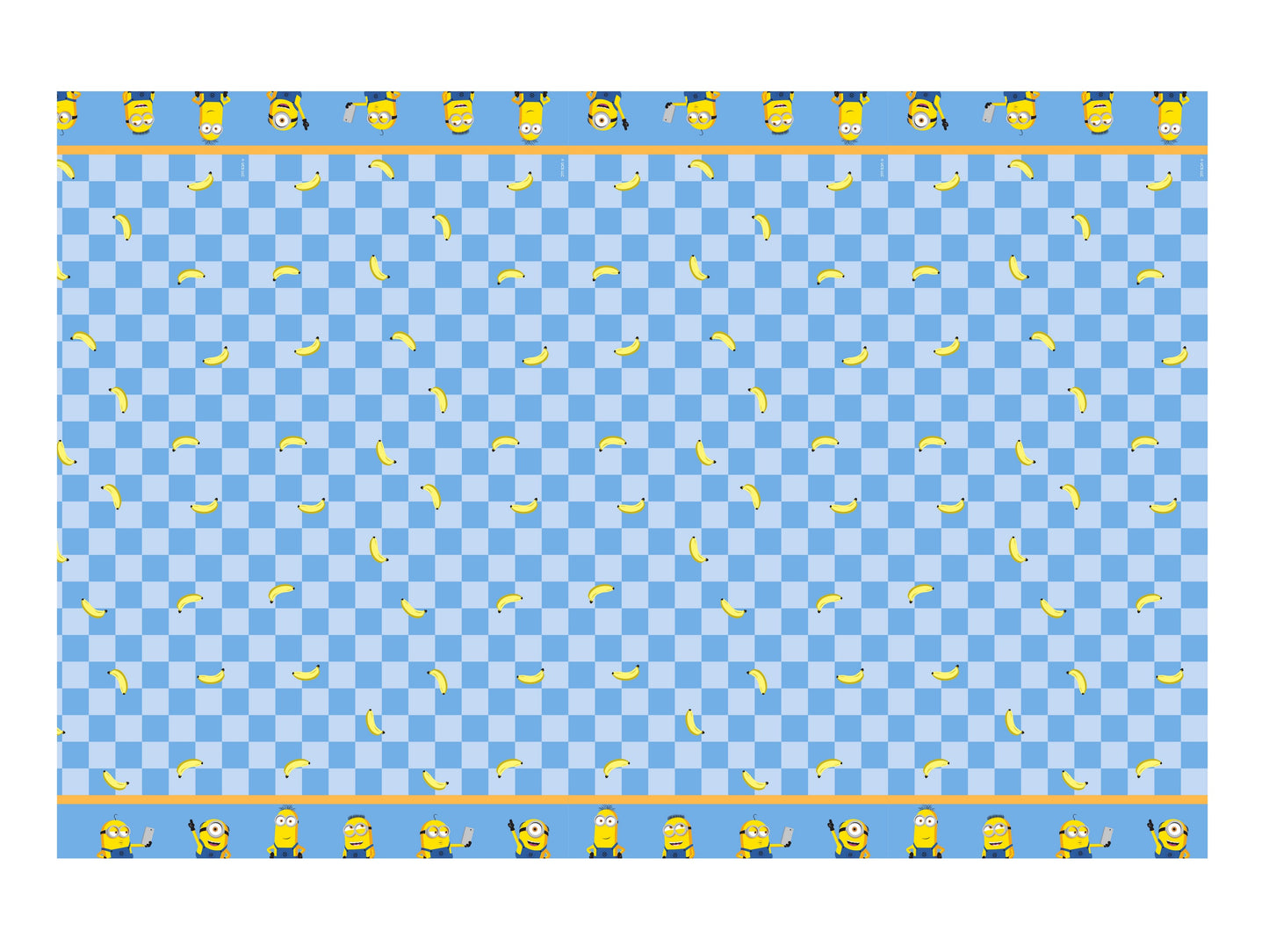 Papier-Tischdecke Minions, 180x120 cm, Mix