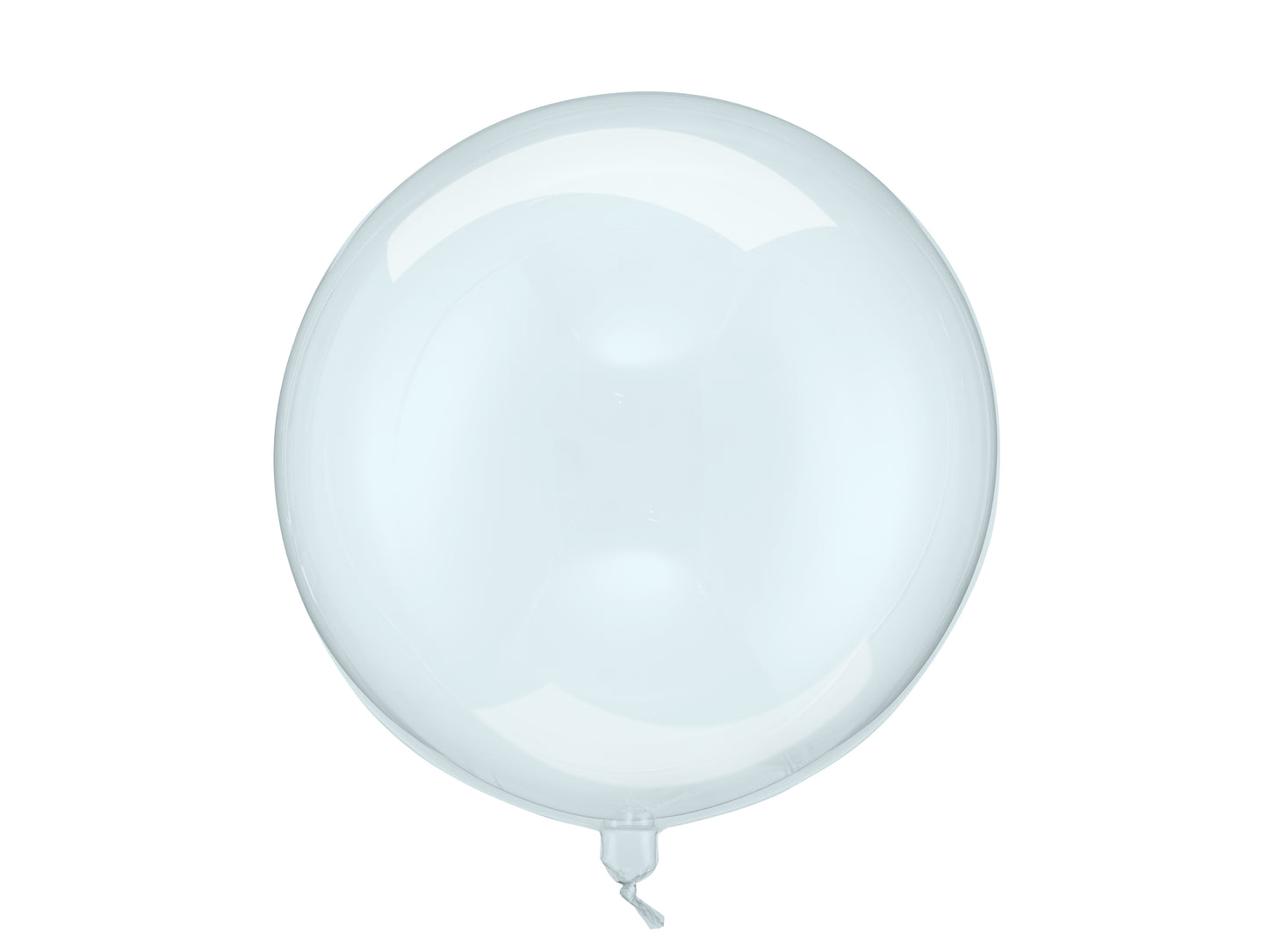 Ballon Kugel 40 cm Transparent Blau