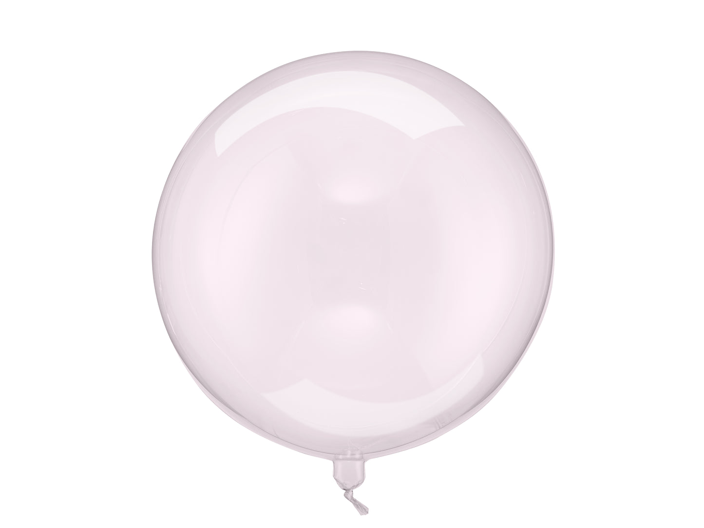 Ballon Kugel 40 cm Transparent Rosa