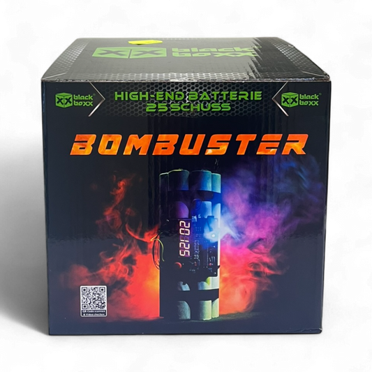 Bombuster Batterie – mehrschüssige Feuerwerksbatterie für Shows