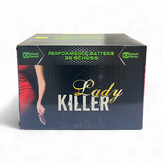 Lady Killer Batterie – mehrschüssige Feuerwerksbatterie für Shows