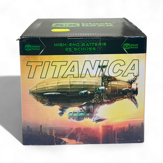 Titanica Batterie – mehrschüssige Feuerwerksbatterie für Shows