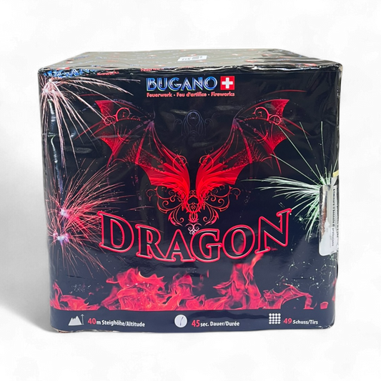 Dragon Batterie – mehrschüssige Feuerwerksbatterie für Shows