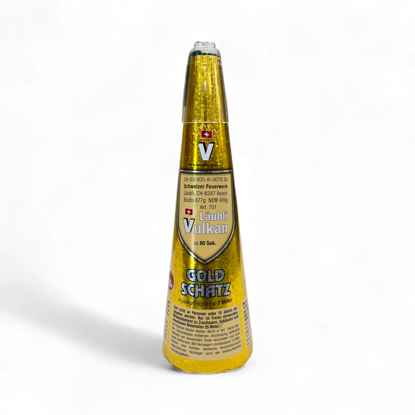 Gold Schatz 80s Vulkan – eindrucksvoller Vulkan mit goldenen Effekten