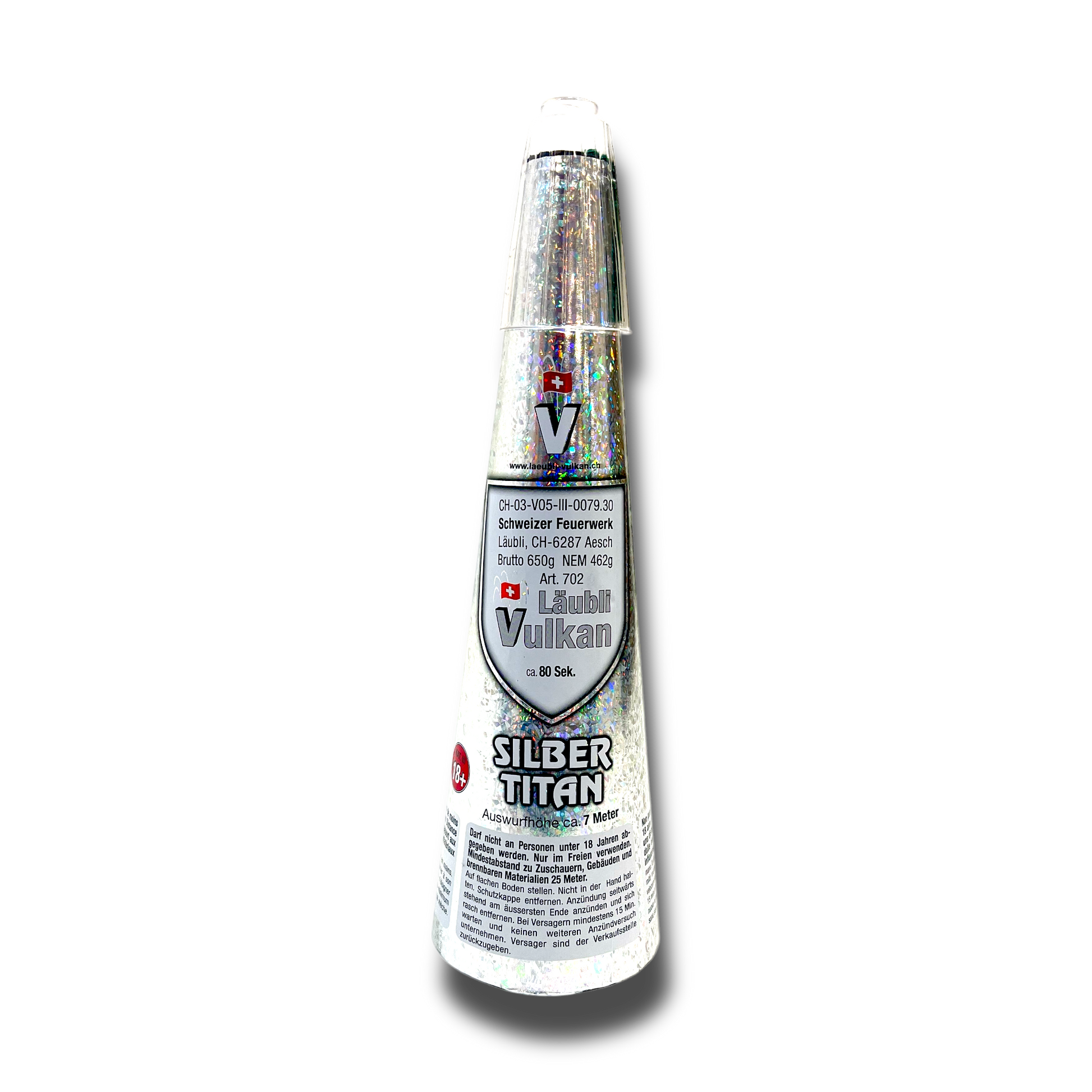 Silber Titan Vulkan - Feuerwerk & Pyrotechnik