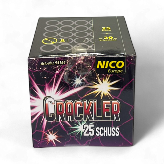 Crackler Batterie – mehrschüssige Feuerwerksbatterie für Shows