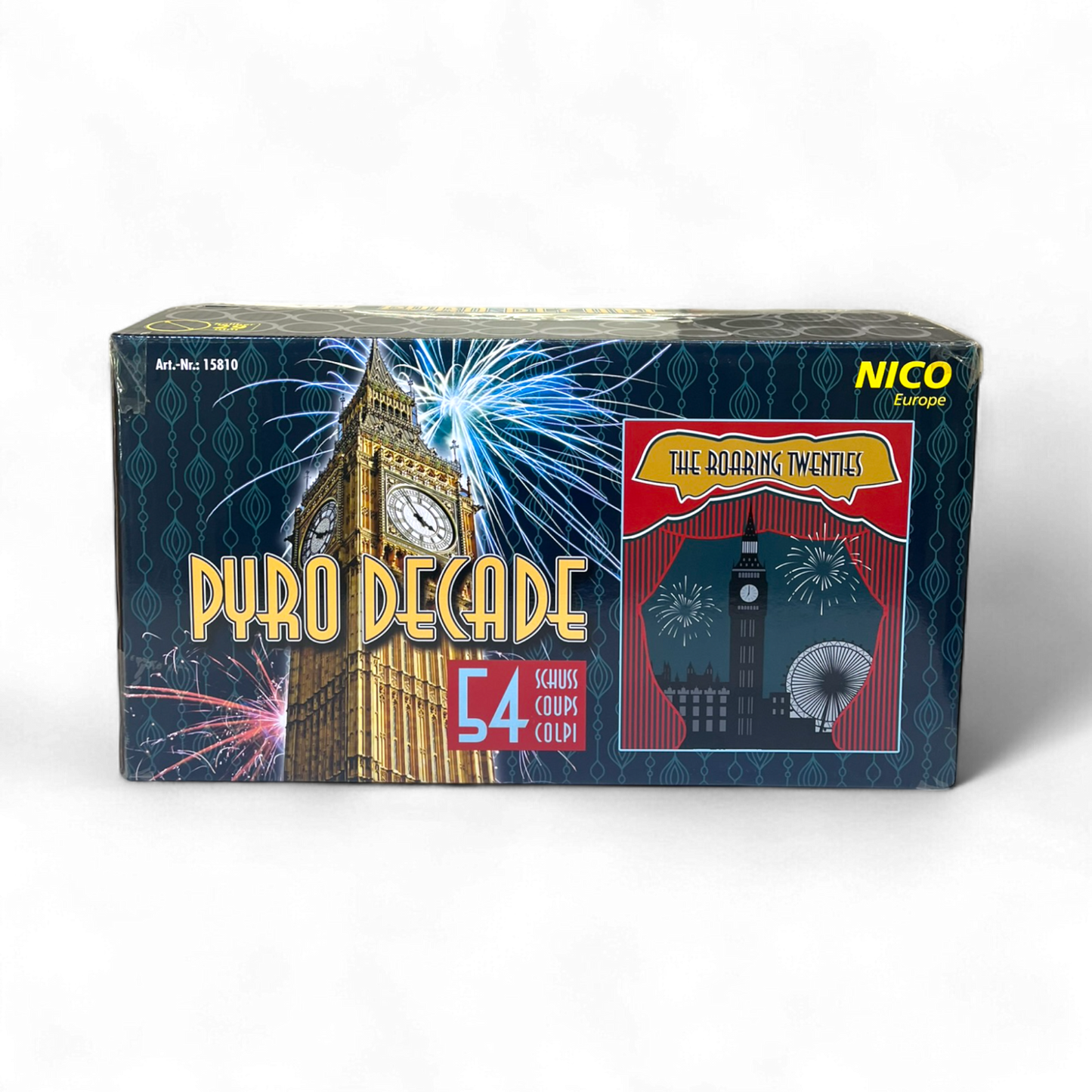 Pyro Decade Batterie – mehrschüssige Feuerwerksbatterie für Shows