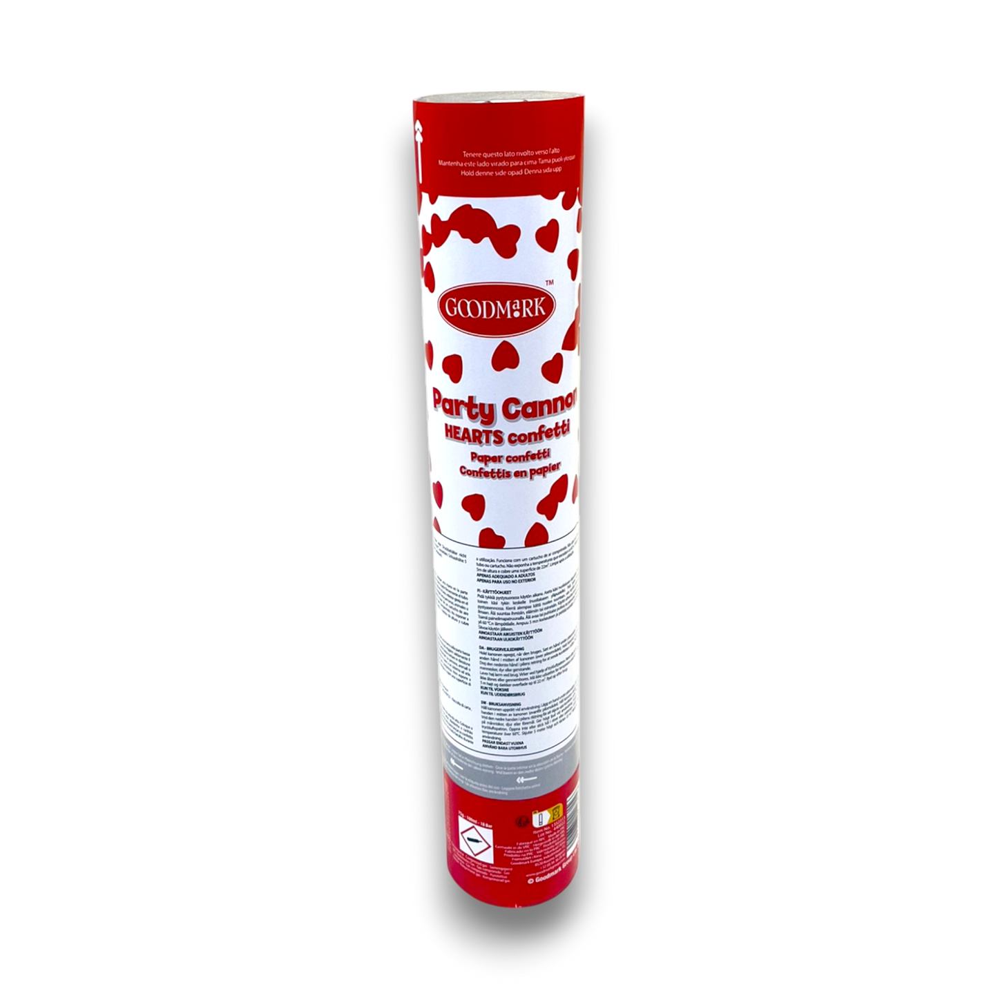 Party Konfetti Kanone Herz 30cm - Feuerwerk & Pyrotechnik
