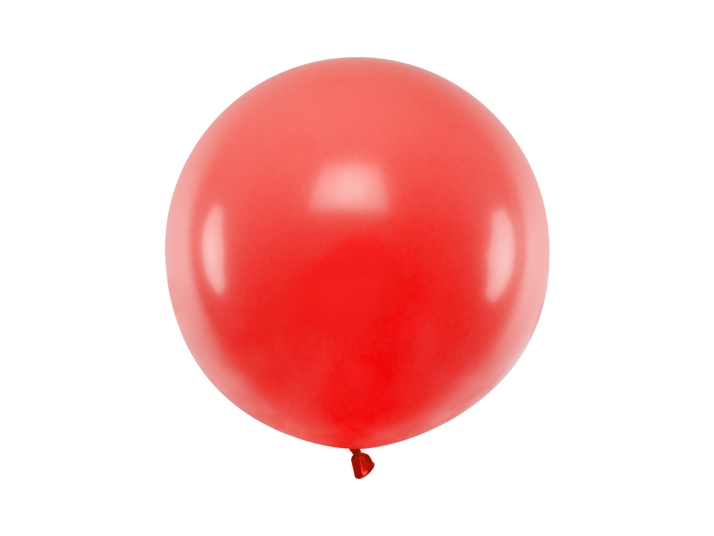 Runder Riesenballon 60 cm Pastel Poppy Red