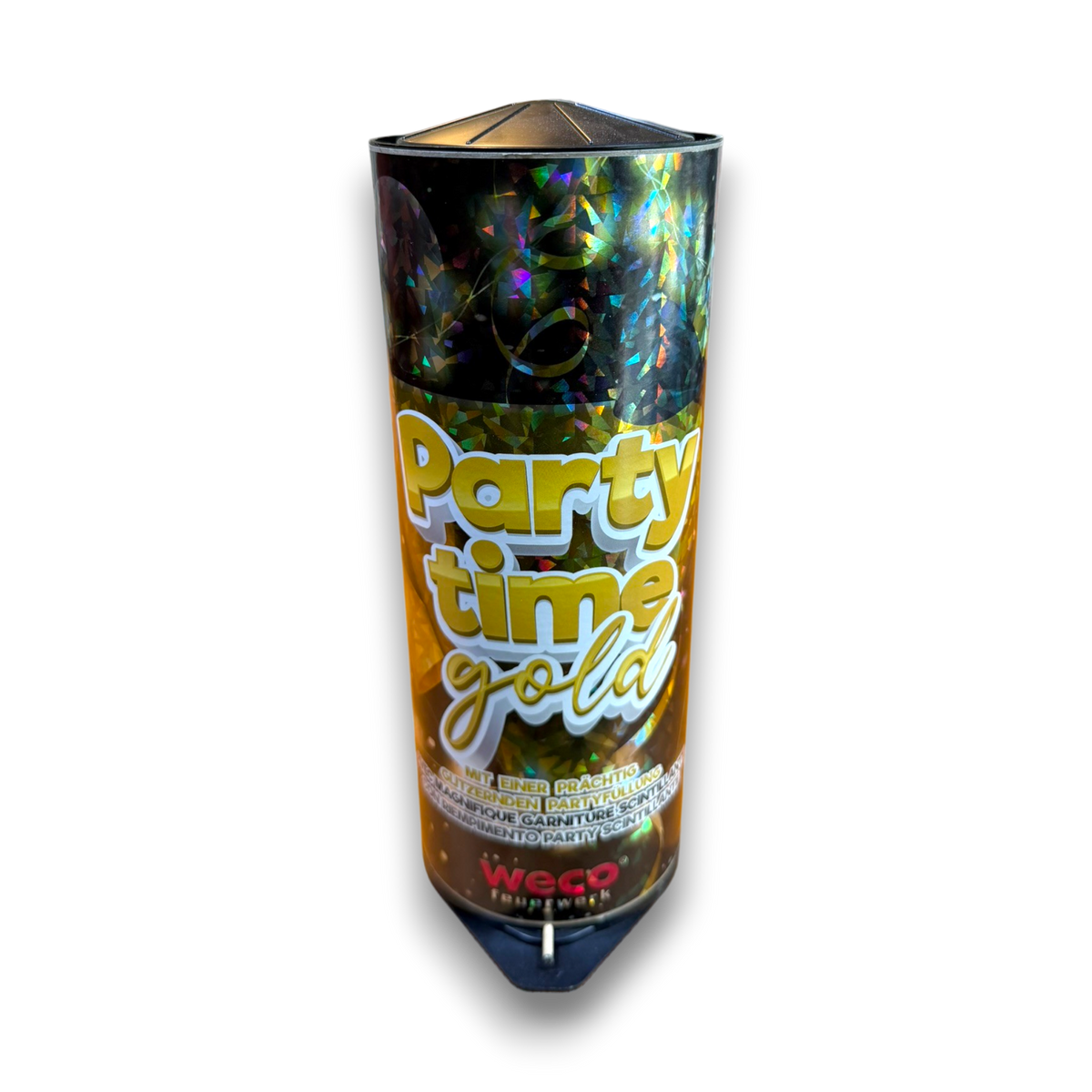 Tischbombe Party Time 26cm Gold - Feuerwerk & Pyrotechnik