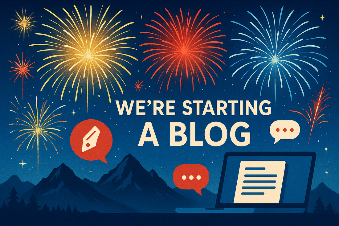 Wir starten unseren Blog