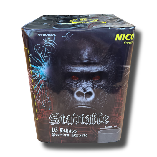 Stadtaffe Feuerwerksbatterie