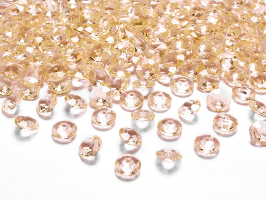 Diamant Konfetti, gold, 12mm