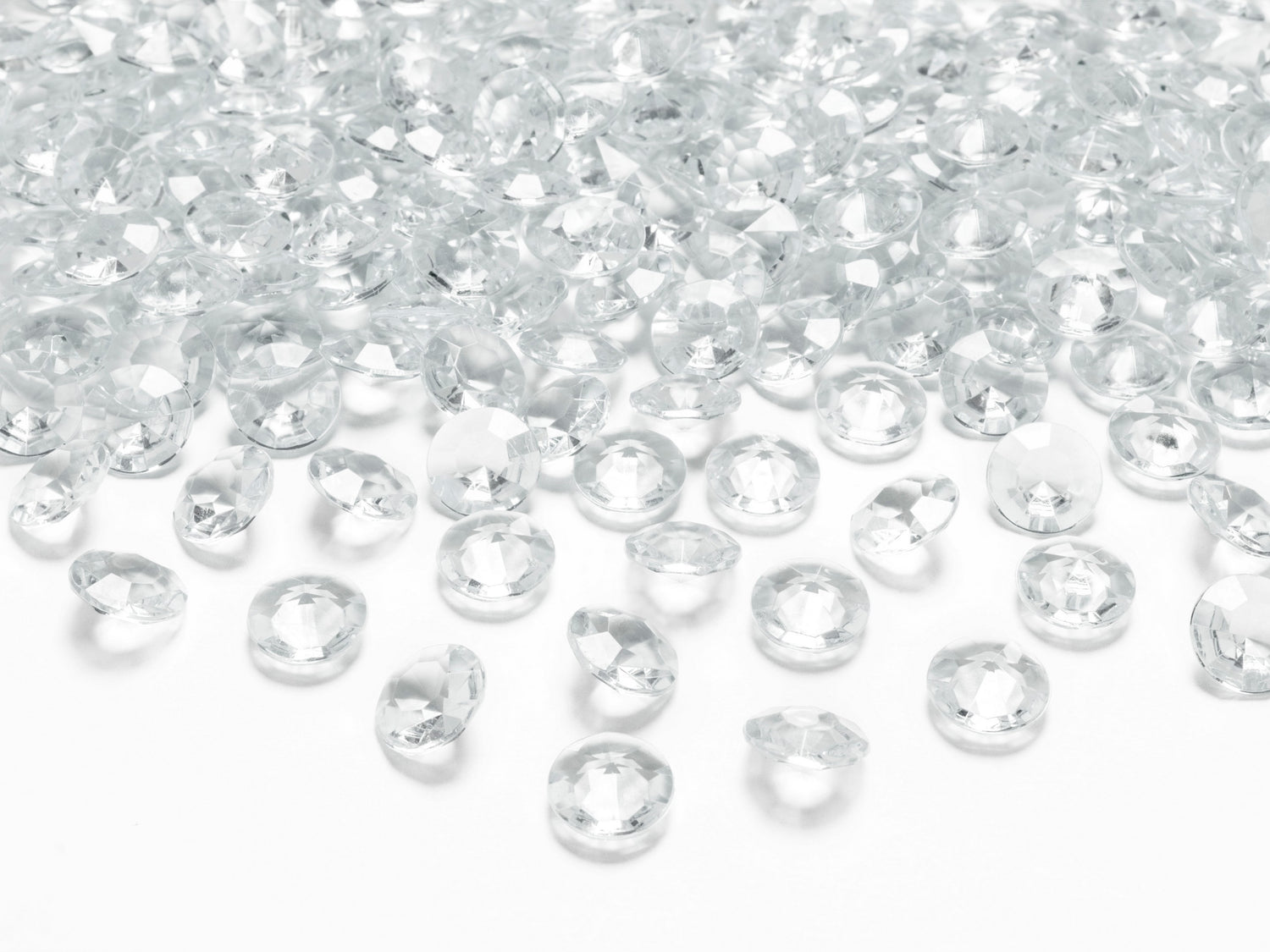 Diamant Konfetti, farblos, 12mm
