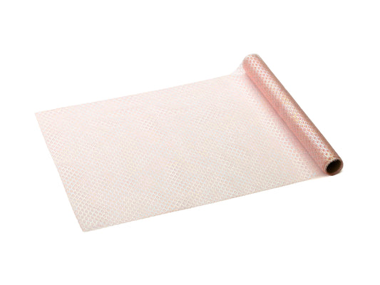 Tüllläufer Schuppen, Rosa, 0,32 x 3 m