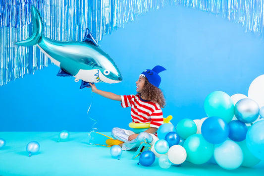 Luftballons Glossy 30cm, in Blau