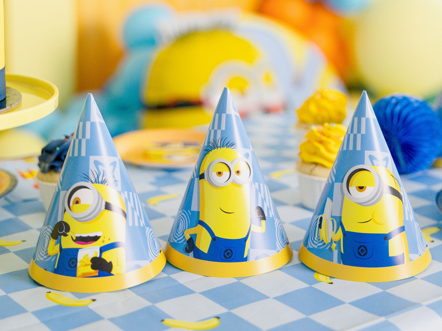 Partyhütchen Minions, 16 cm, Mix