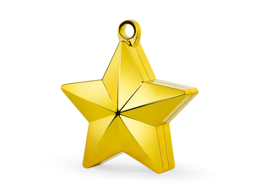 Balloon weight star, golden