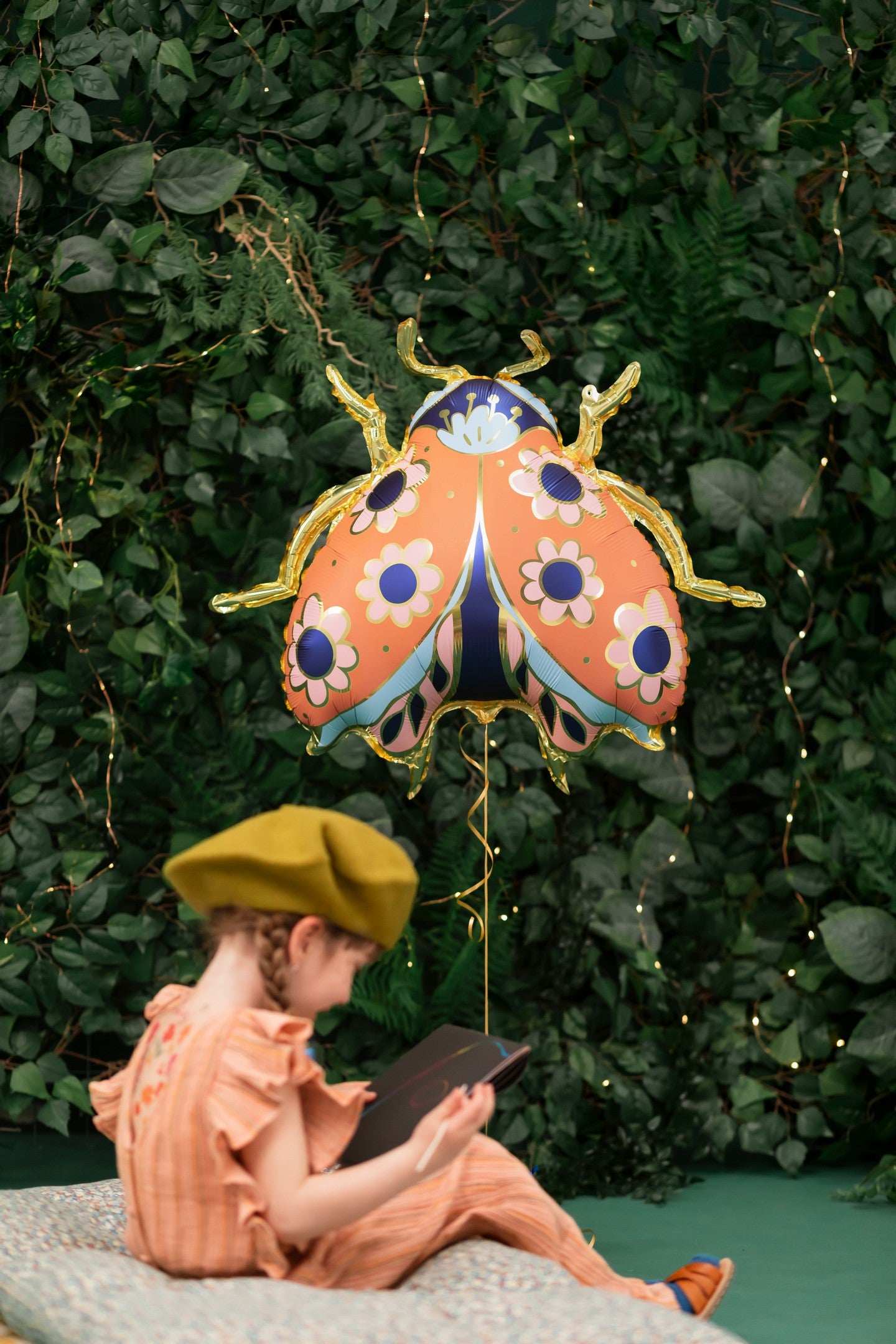Folienluftballon Marienkäfer, 87x75 cm, Mix