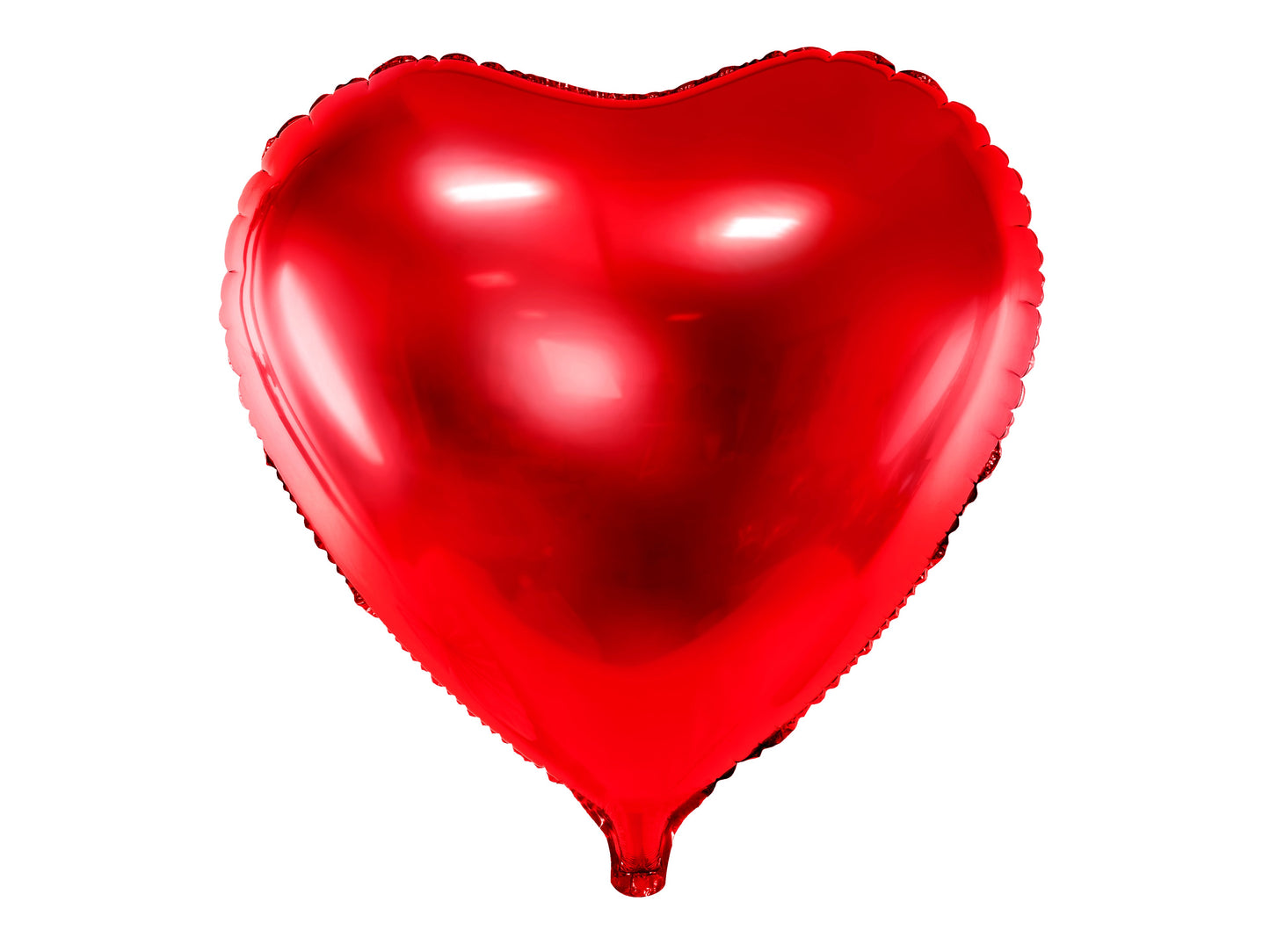 Foil balloon heart, 61cm, red