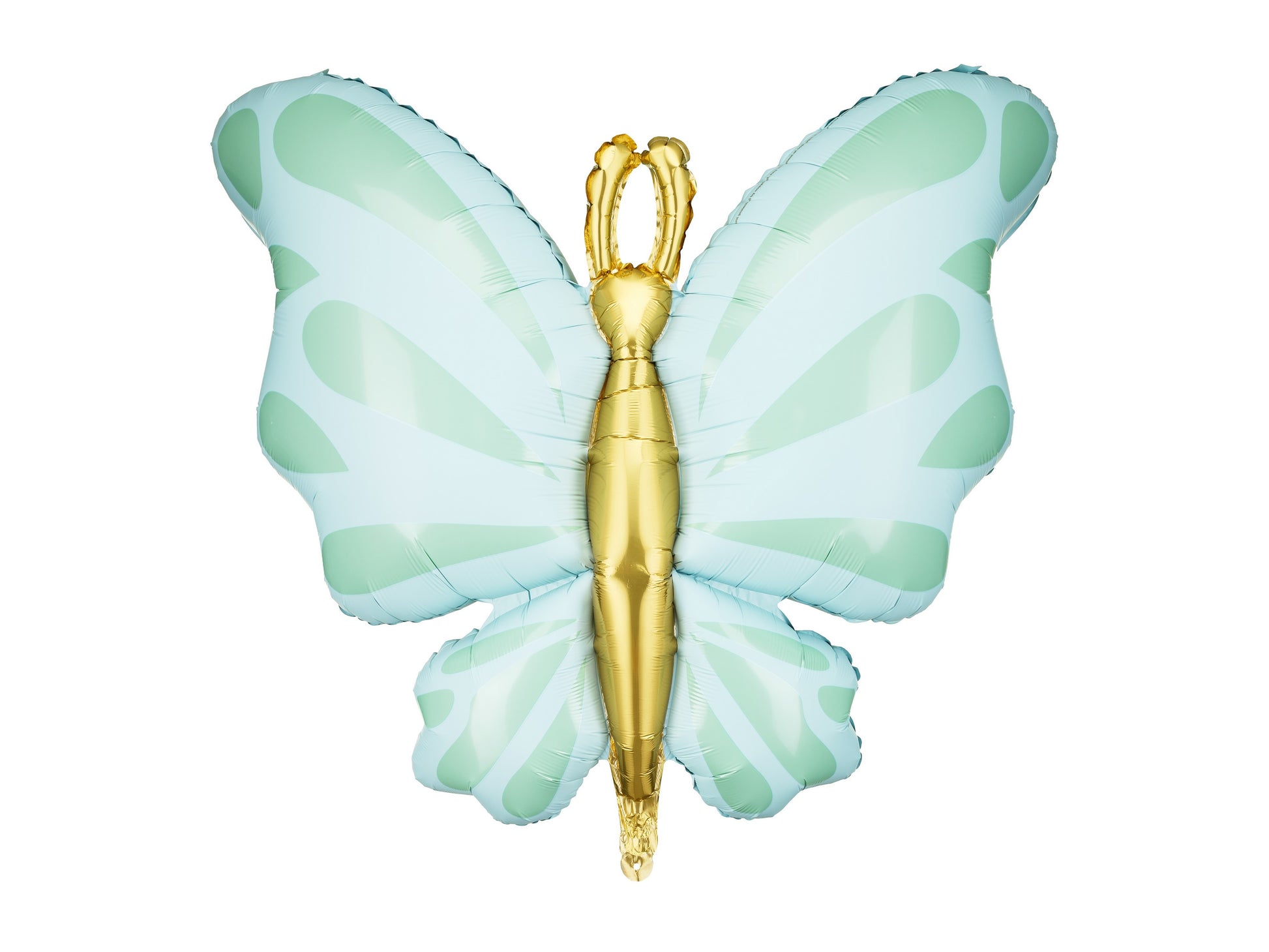 Folienballon Schmetterling, 69x69 cm, mint