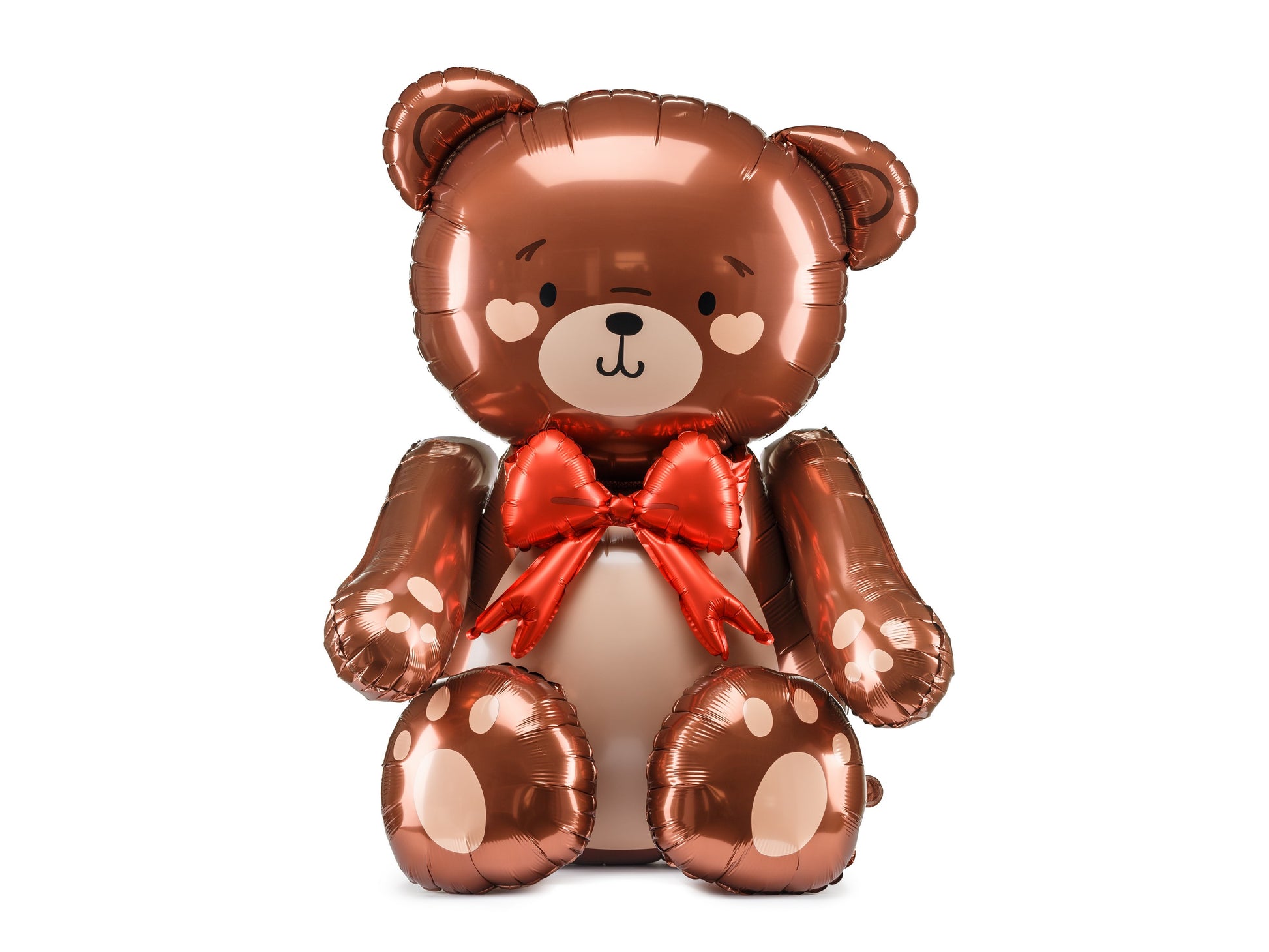 Folienballon Teddybär, 75x84cm, Mix