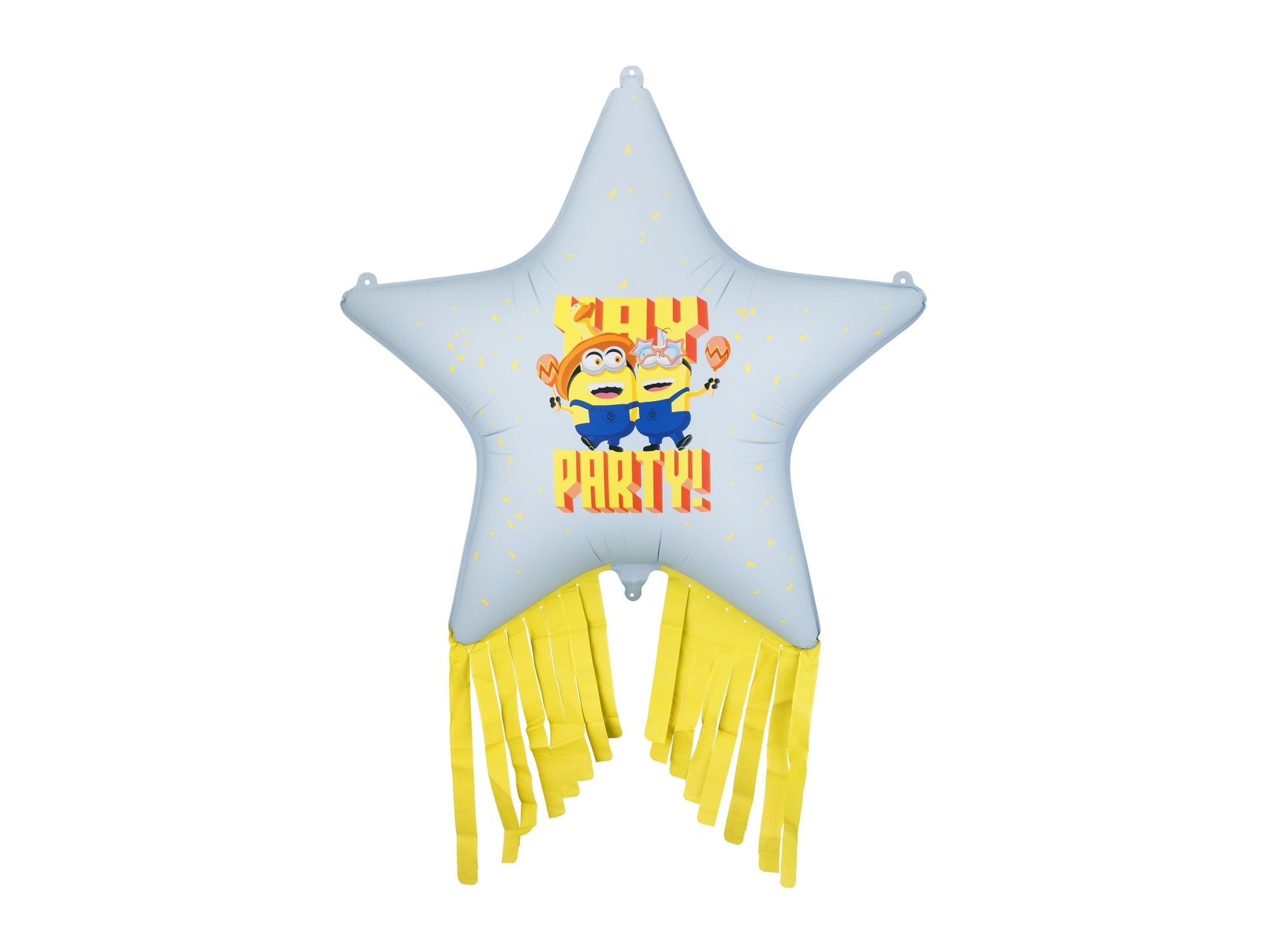 Folienballon Stern mit Quasten Minions, 72x72 cm, Mix