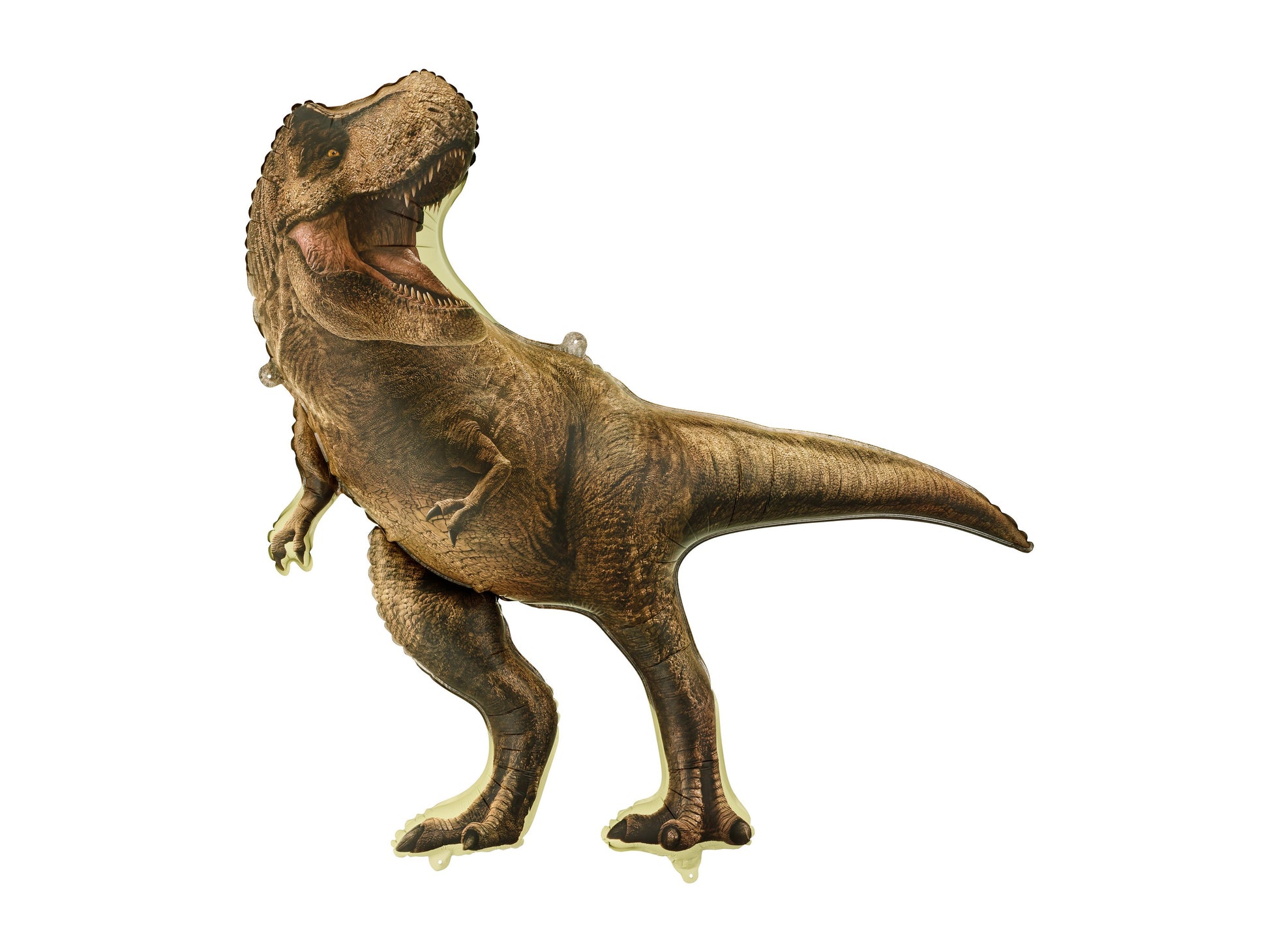 Folienballon Jurassic World T-Rex, 92x98 cm, braun