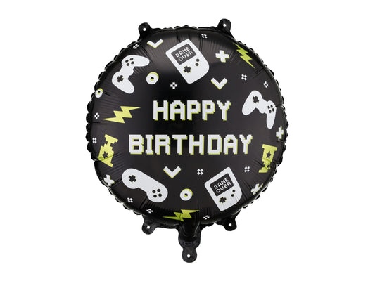 Folienballon Pastille ''Happy Birthday'', 35x35 cm, Mix