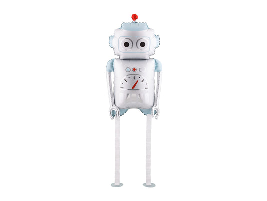 Folienballon Roboter, 37x80 cm, Mix