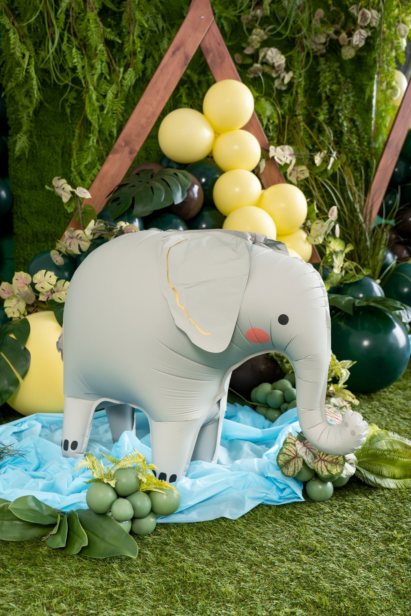 Stehender Folienballon Elefant, 91x61 cm, Mix