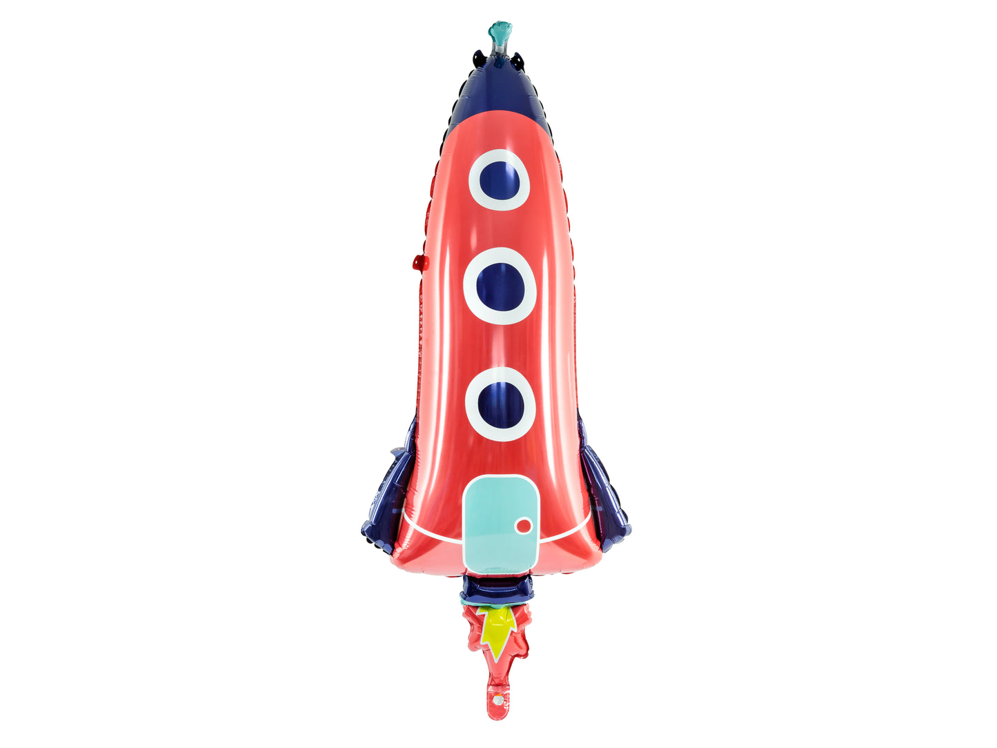 Foil balloon rocket, 44x115cm, mix