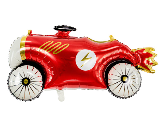 Voiture ballon en aluminium, 111 x 63 cm, assortie