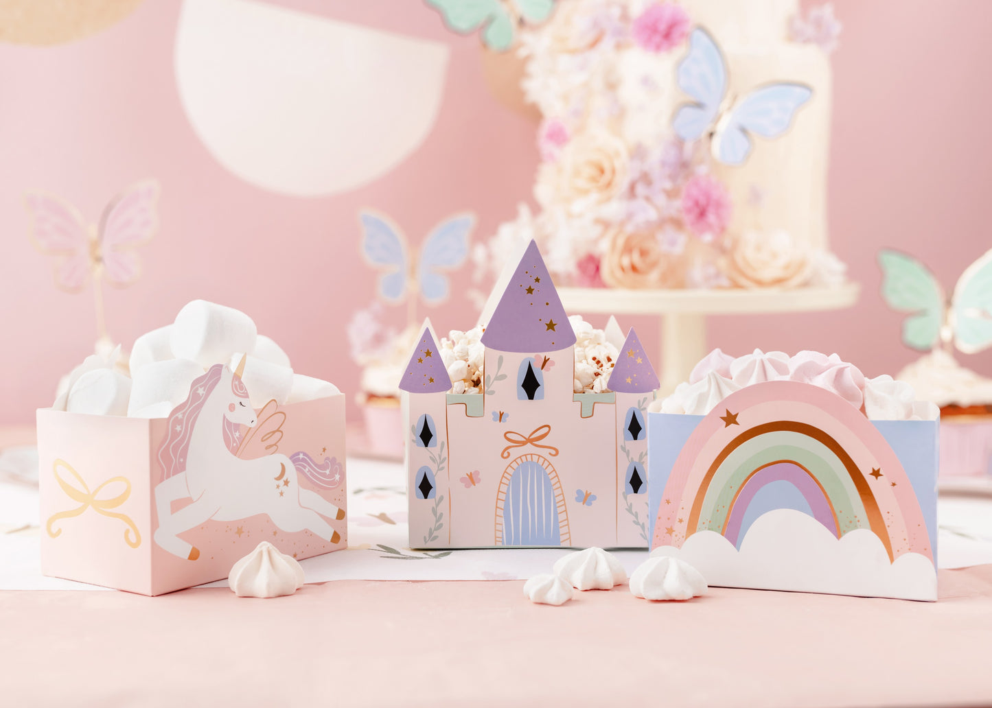 Snackboxen Schloss und Einhörner, mix
