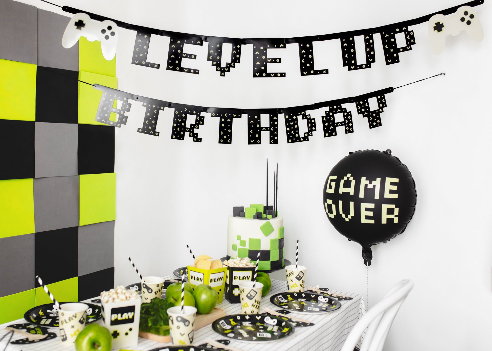 Banner Level Up, 2,5 m, Mix