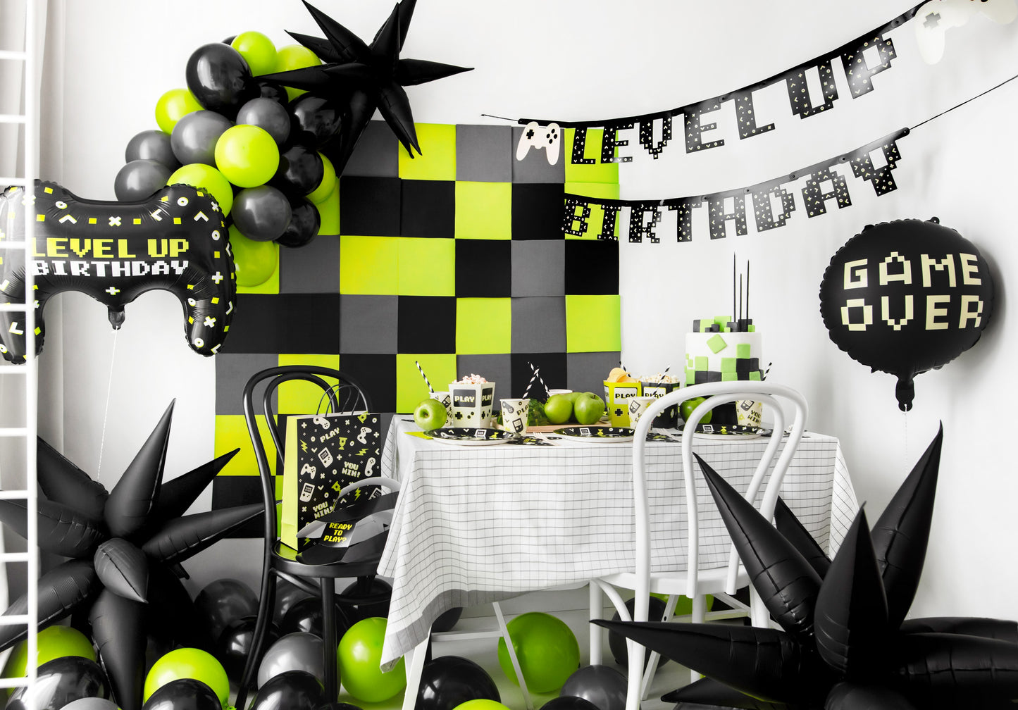 Banner Level Up, 2,5 m, Mix