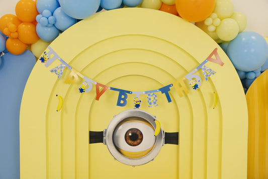 Happy Birthday Banner Minions, 50x153 cm