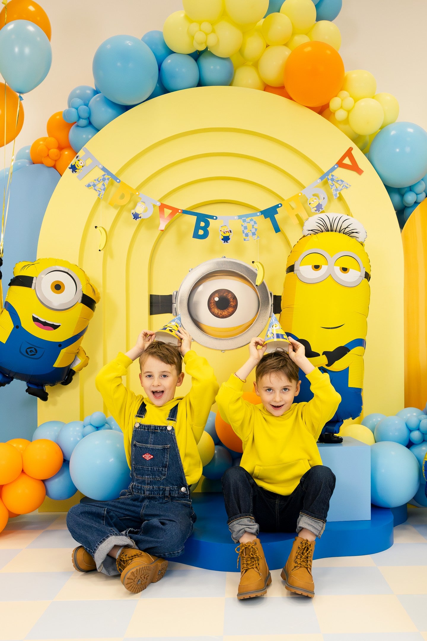Happy Birthday Banner Minions, 50x153 cm