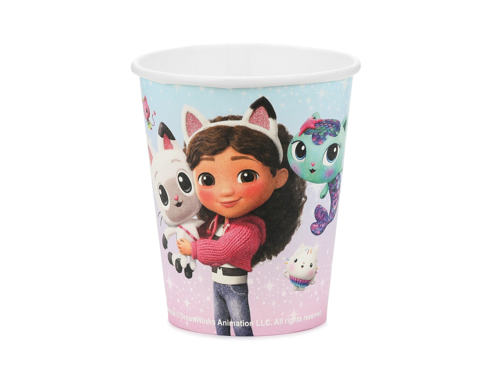 Gabby's Dollhouse Pappbecher, Farbmix, 250 ml