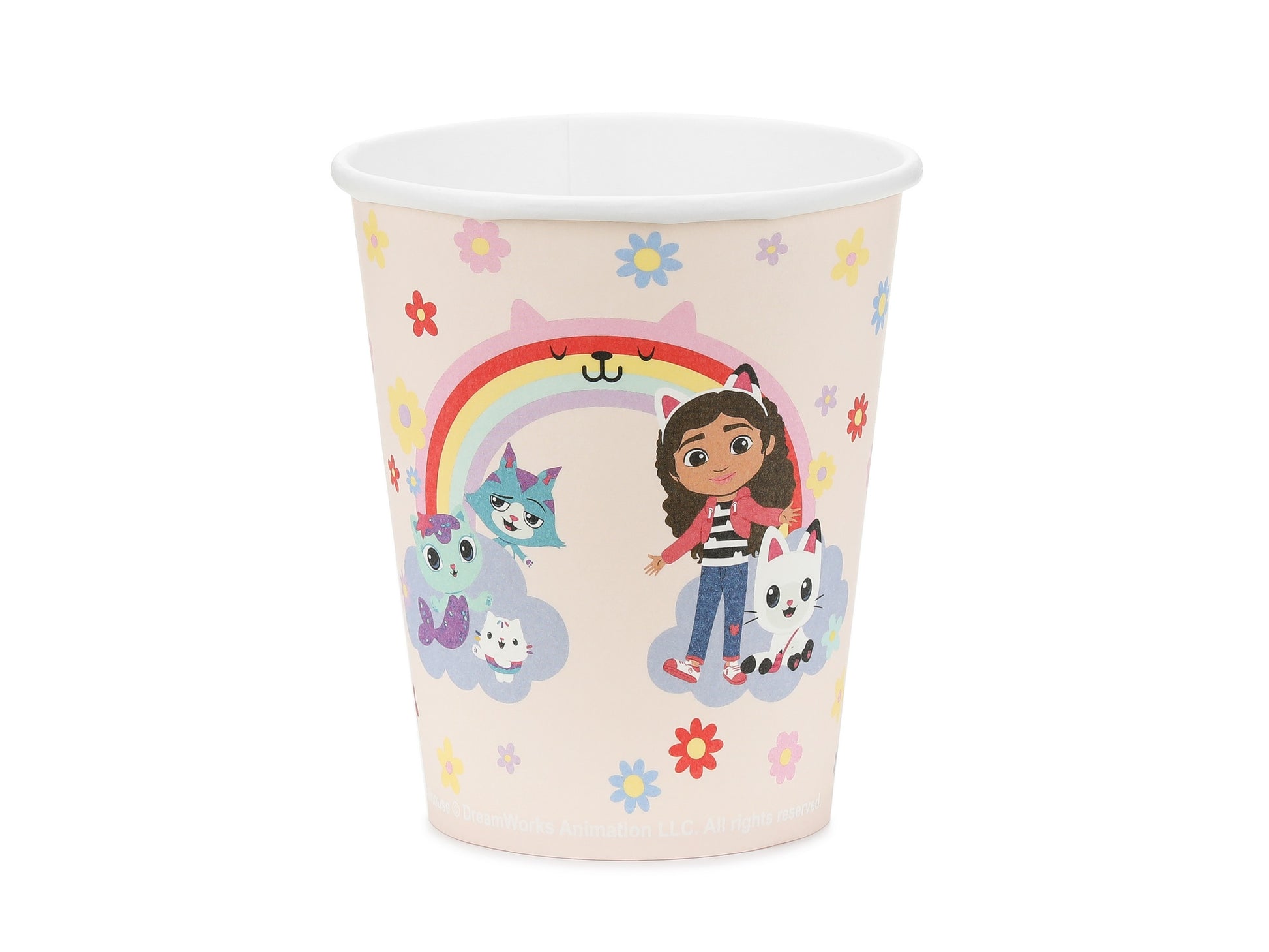 Gabby's Dollhouse Pappbecher, Farbmix, 250 ml