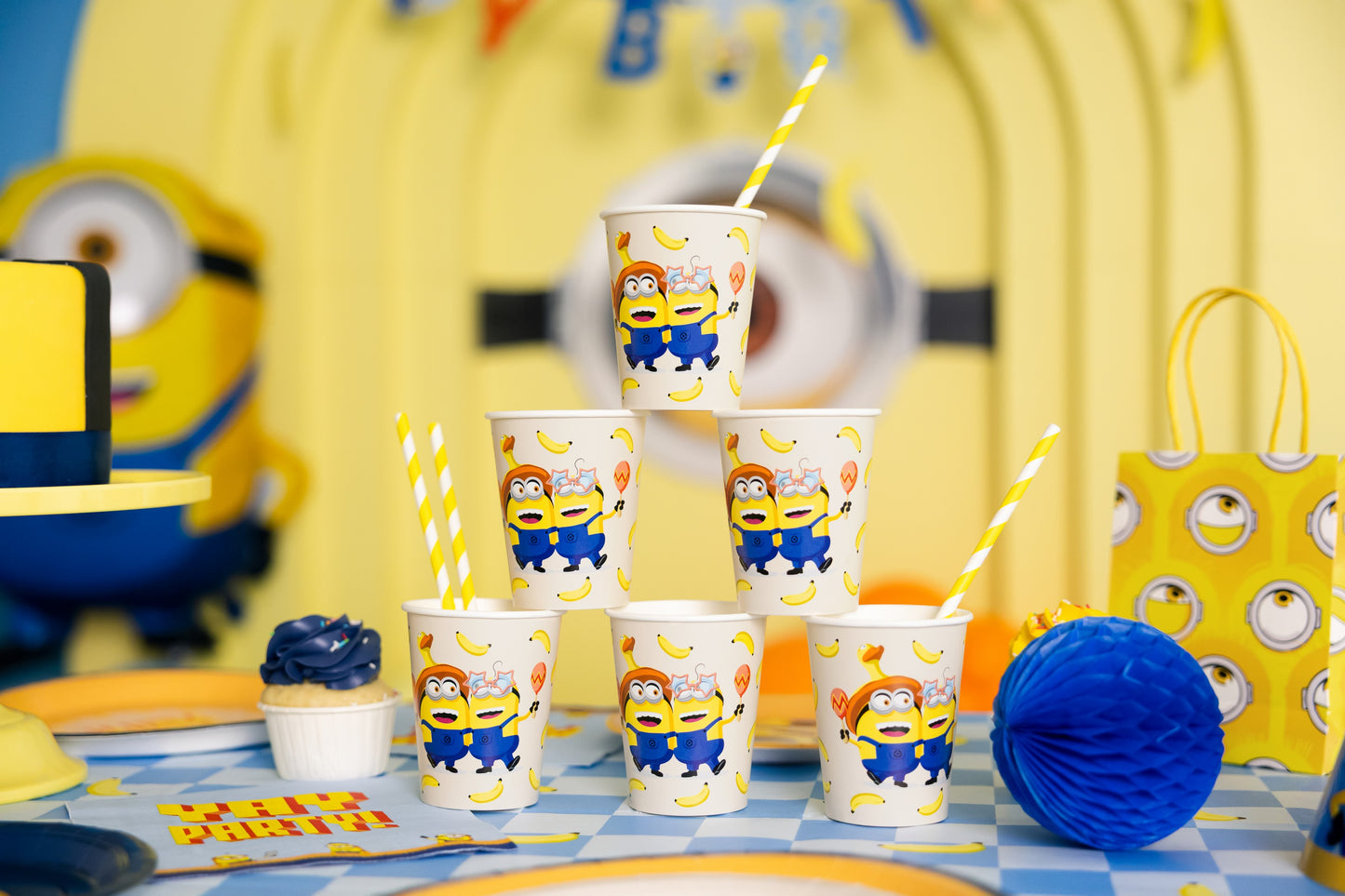Papierbecher Minions, 250 ml, Mix