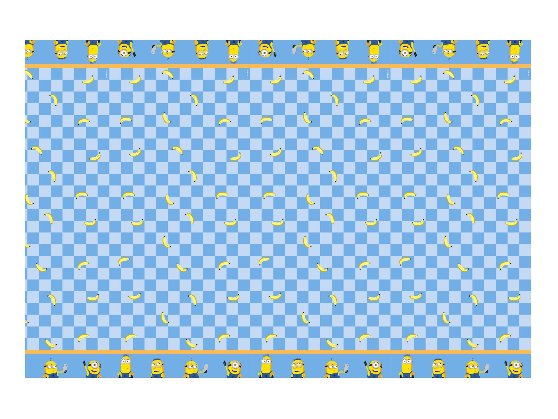 Papier-Tischdecke Minions, 180x120 cm, Mix