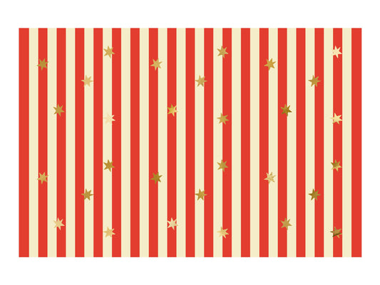 Papiertischdecke Sterne und Streifen, Mix, 180 x 120 cm