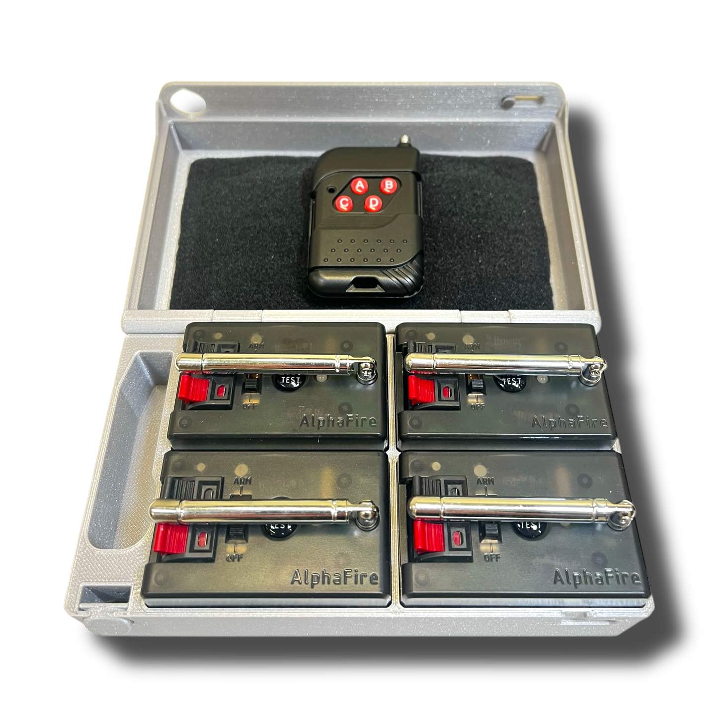 AlphaFire X4QM, 4-Kanal Funk-Zündsystem