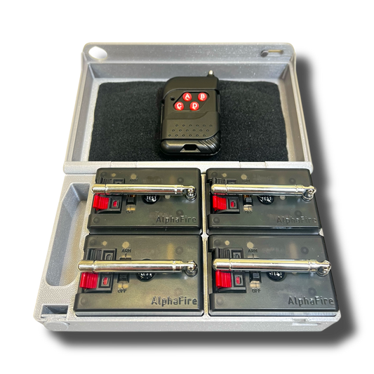 AlphaFire X4QM, 4-Kanal Funk-Zündsystem